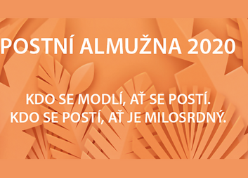 Postní almužna 2020