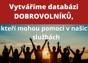 Hledáme dobrovolníky