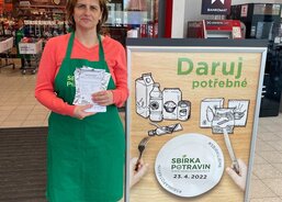 Sbírka potravin 23. 4. 2022