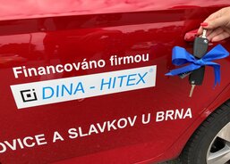 Předání auta pro CHPS Bučovice a Slavkov u Brna - 20.8.2021