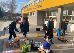 Pomoc Ukrajině, ZŠ Očovská, 3.3. 2022